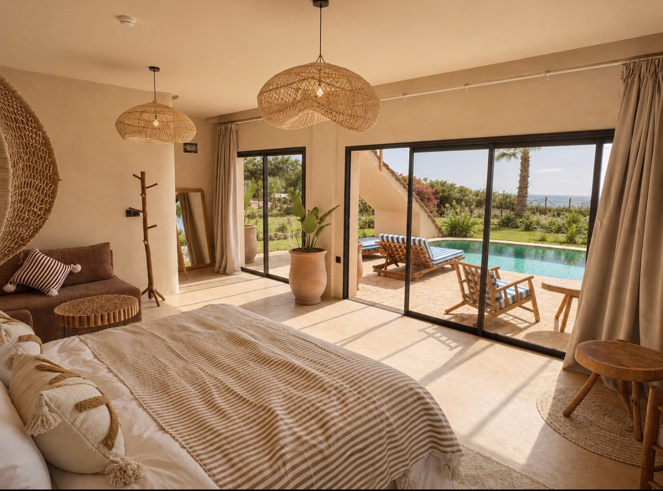 Suite Piscine — Ocean Cliff Ecolodge